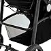 BABY JOY Baby Stroller, 2 in 1 Convertible Carriage Bassinet to Stroller, Pushchair with Foot Cover, Cup Holder, Large Storage Space, Wheels Suspension, 5-Point Harness, Black