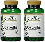 Swanson Premium Boswellia 400 mg - 2 Bottles each of 100 Capsules