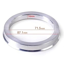 ZHTEAPR 4pc Wheel Hub Centric Rings 71.5 to 87.1