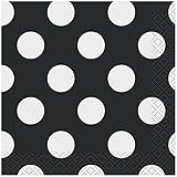 Polka Dot Beverage Napkins, 5