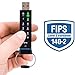 Apricorn Aegis Secure Key FIPS Validated 8 GB USB 2.0 256-bit AES-CBC Encrypted Flash Drive ASK-256-8GB (Black)