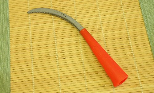 Sharpen Brush Sickle Tools - Great For Removing Unwanted Vines and Weeds . Anti Slip TPR Rubber Handle !