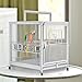 PawHut 22″ Heavy Duty Wrought Iron Travel Bird Cage Carrier with Handle Perch and Accessories – Whitethumb 2