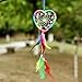 Medium Rainbow Handmade Dream Catcher, Heart Shape Kids Room Hanging Decoration, Wall Hanging Home D¨¦cor