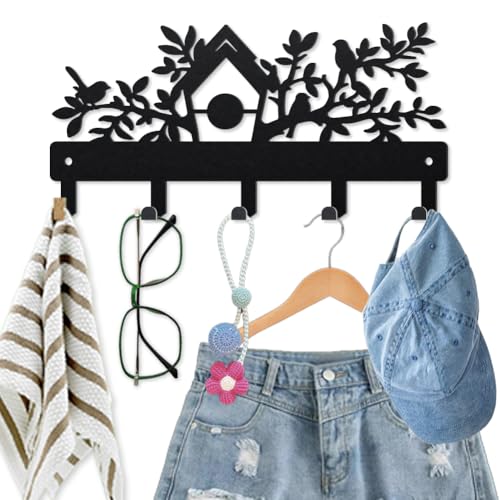 MAYJOYDIY Birdhouse Bird Branch Key Hook