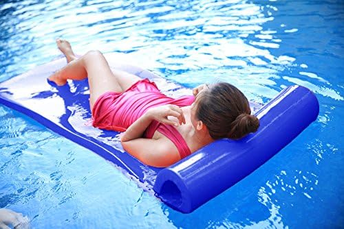 Phiihp NBR Foam Floating Mat Beach Mattress Soft Pool Floating Mattress Lounger (Blue, 32mm)