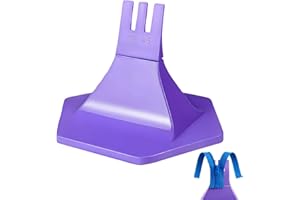 Zipper Jig Tool, Gypsy Purple Zipper Fastener, 3-Prong Ergonomic Hand Tool for Smooth Installation & Repair of Size 3 and 5 Z