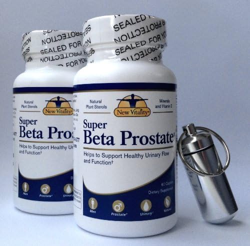 New Vitality Super Beta Prostate Enlarged Superbeta Prostate Health (120) by Upgraded Shipping
