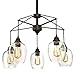 Westinghouse Lighting 6333100 Eldon Five-Light Indoor Chandelier, Oil Rubbed Bronze Finish with Highlights and Clear Seeded Glass