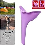 Portable Female Women Urinal Urination Toilet Silicone Urine Pee Device Funnel Camping Travel camping gear female urinal female urinal travel urinal stand up and pee by Randall Elliott