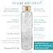 Vibe Bottle Glass Water Bottle 20 Ounce - Drink Clean Fresh Water, BPA-Free Reusable Glass for Beverages Smoothies - Scratch Proof Liquid Container with Nylon Sleeve Bamboo Lid - Durable Recyclable