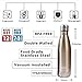 Sfee 17oz Insulated Water Bottle Stainless Steel Double Wall Vacuum Bottle Cup Leak Proof Keeps Hot and Cold Drinks BPA Free for Kids Outdoor Sports Camping Gym+Cleaning Brush