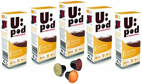 Morphy Richards Nespresso Compatible Coffee Pod Coffee Capsule Upod Kick Start Pack of 50, 179102