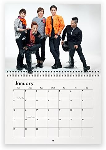 BIGBANG Kpop 2017 Wall Calendar