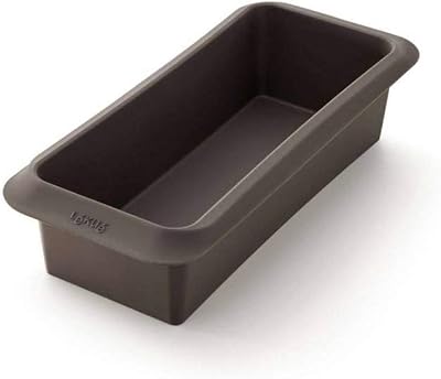 Molde de silicone para fazer pão fatiado caseiro, silicone castanho, 25 cm