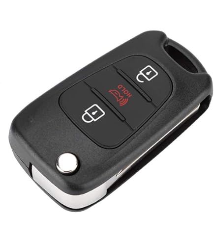 Coque De Clé KIA Sportage (2005-2010) - Boîtier Remplacement Sans Clé, 2 Boutons, Facile à Installer