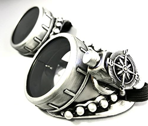 Steampunk Goggles -Victorian Gold goggles- With Necklace-Choose Your Style- -Burning Man - Welding Goggles glasses -- Hand crafted