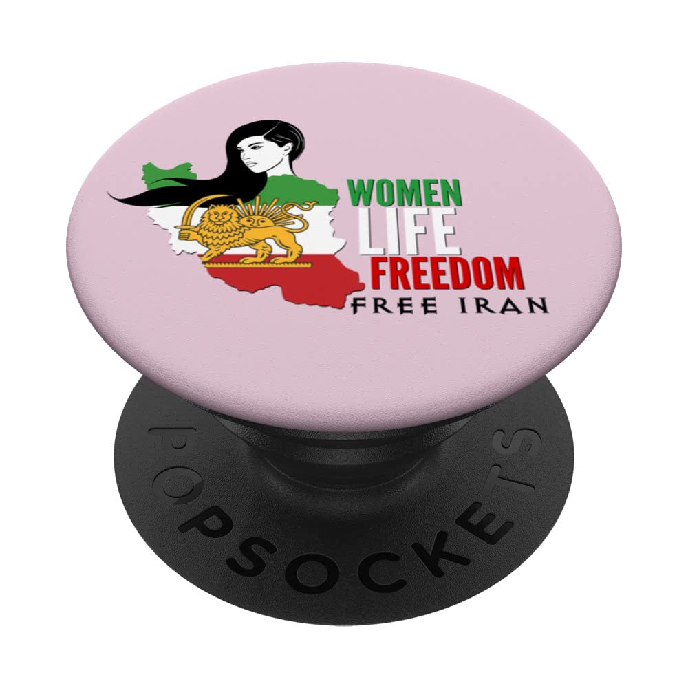 Women Life Freedom Zan Zandegi Azadi, Iranian Women feminist PopSockets Swappable PopGrip