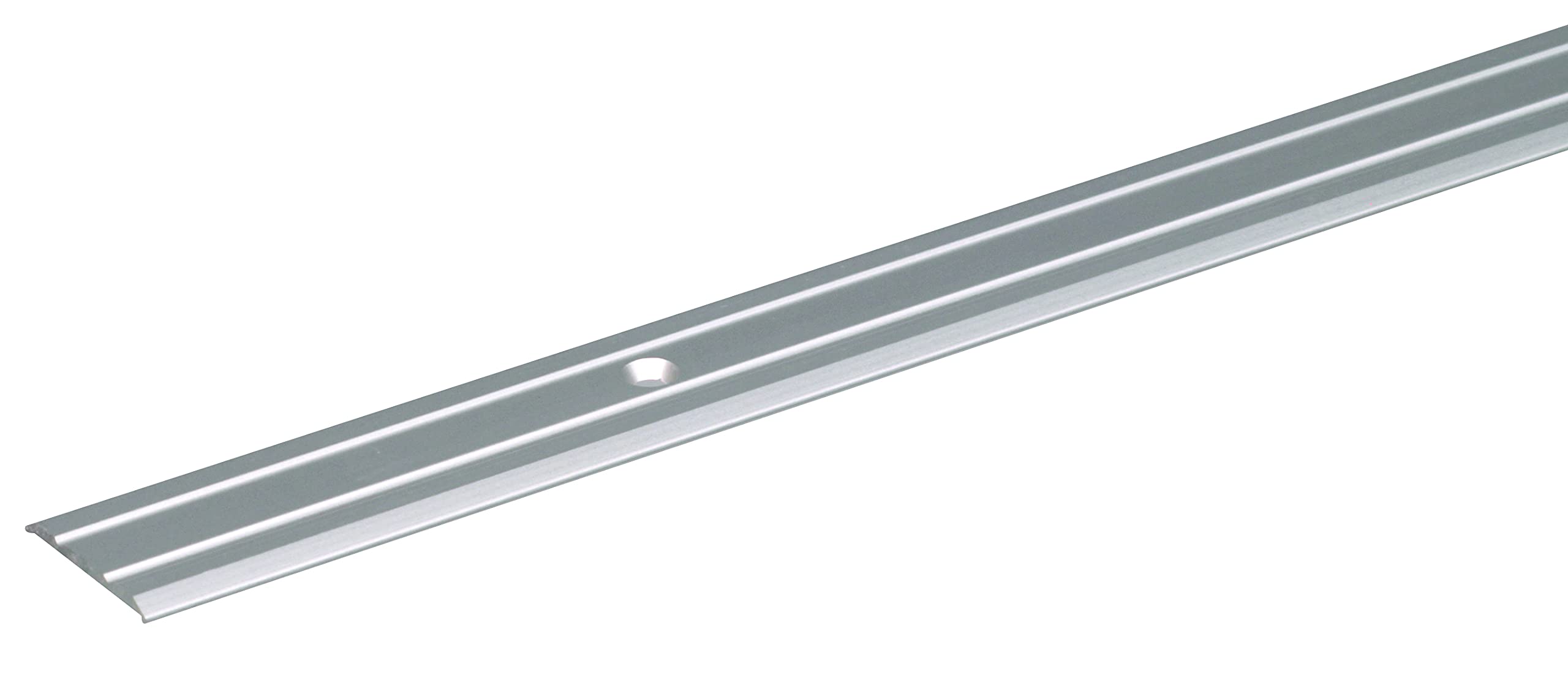 Transition Profile Bored Aluminium 900 x 38 mm silberfarbig eloxiert