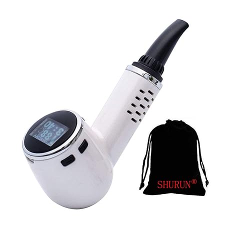 Dry Herb Vaporizer Pen mod Isolieren Airflow Keramik Kammer Backen Vape Pipes Temperaturregelung Vaporizer OLED Kräuterverdam