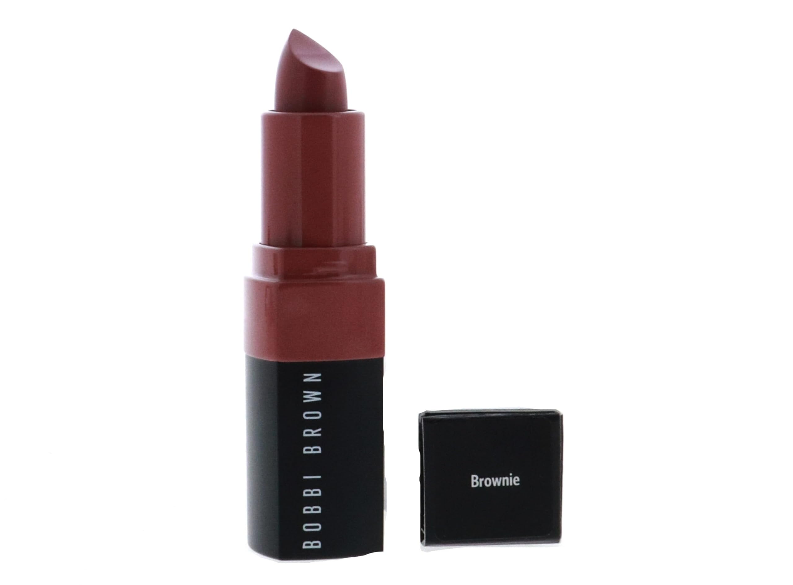 Bobbi Brown Crushed Lip Color | Hydrating, High-Pigment, Satin-Matte Lipstick | Non-Drying, Long-Lasting Wear & Lip Stain Effect, 0.12 Ounce, Brownie