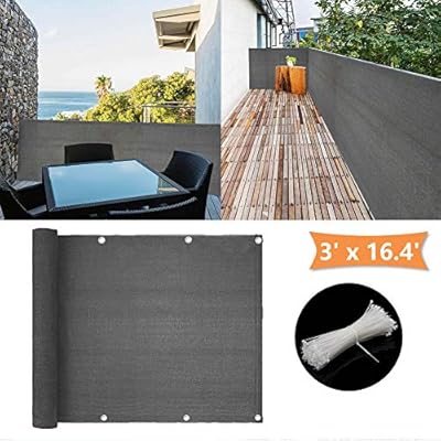 Balcony Screen Privacy Mesh Visibility Uv Protection Balcony Shade