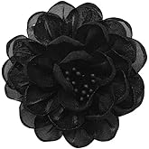 5cm Cute Camellia Flower Brooch Pin for Women Girls Fashion Fabric Floral Hat Hair Clips Brooches Lapel Pins Cocktail Tea Party Costume Dress Accessories Holiday Wedding Jewelry