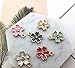 PDTXCLS Zmaomaoy Luckycivia 60 Pcs Flowers Charms, Enamel Cherry Blossoms Flower Charm Pendant, DIY Jewelry Making Necklace Bracelet Earring Accessories