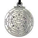 Talisman Pentacle of Solomon Seal Pendant Hermetic Enochian Kabbalah Pagan Wiccan Jewelry