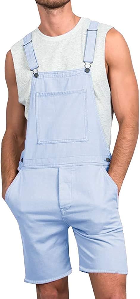 lightweight cotton bib overalls
