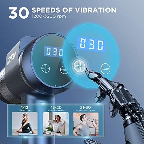 Pistolet do masażu Toncur, niski poziom hałasu 38 dB, design ...