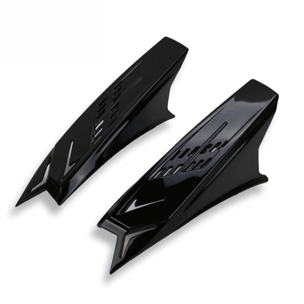 Photo 1 of Alician 1 Pair Punk Style Decorative Stylish Horns for Motorcycle Helmets Bright black Auto Accessories