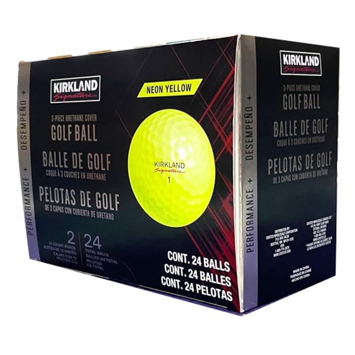 Mua Costco Kirkland Signature 3Piece Golf Balls, Version 2.0, Yellow
