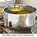 HOMI CHEF Mirror Polished NICKEL FREE Stainless Steel 4.5 Quart Stock Pot with Glass Lid (No Toxic Non Stick Coating, 9.5 Inch)