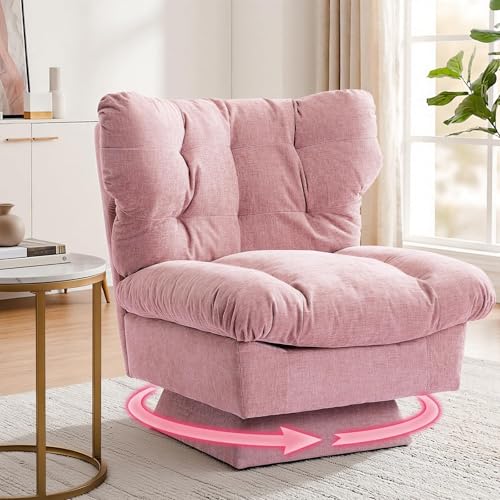 Garvee Oversized Swivel Rocker Recliner Chair with High Back- 360° Rotation & G…
