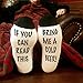 If You Can Read This Bring Me A Cold Beer Funny Novelty Funky Crew Socks Men Women Christmas Gifts Slipper Socks