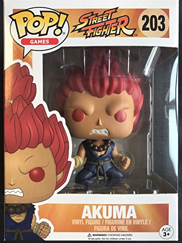 Funko Pop Games Street Fighter Boss Akuma Exclusive Limited Edition Vinyl Figure # 203