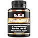 Maximum Strength (1950mg) Organic Ashwagandha Capsules with Black Pepper for Absorption - Vegan, Non-GMO, Additive-Free Supplement for Natural Stress Relief & Mood Boost (90 Veggie Capsules)