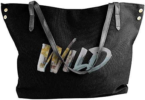 Troye Sivan Wild Logo Womens Canvas Handle Single Shoulder Bag/Handbag