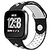 NO1seller Top Bands Compatible for Fitbit Versa Small Large, Soft Silicone Sport Strap with Ventilation Holes Replacement Wristband for Fitbit Versa Fitness Smart Watch Women Men