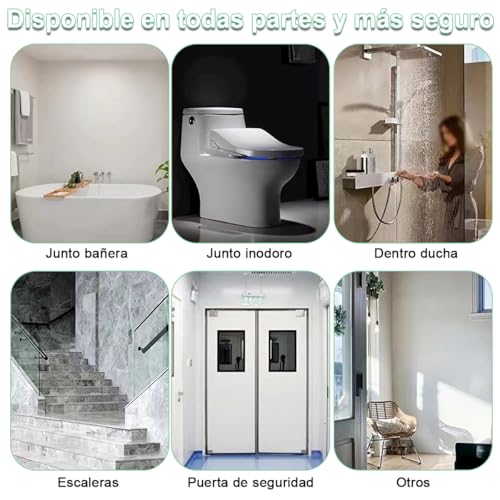 Barras de Agarre para Baño para Discapacitados Plegable Pasamanos Abatibles para Inodoro Mango Barras de Seguridad de Ayuda para Baño Rieles de Inodoro para Mayores Embarazadas Asa Sujeción de Ducha
