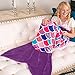 Fin Fun Mermaid Tail Blanket Kids, Girls and Boys - Cuddle Tails - Perfect Birthday Kids, Sea Orchid