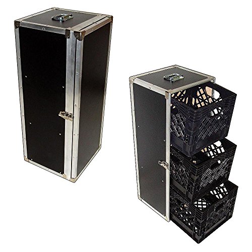 Drawer Workbox 3 Milk Crate Drawer Ata Style Case W Dolly Wheels