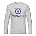 WINKOO Men's Husqvarna Motorcycles Long Sleeve T Shirt Cotton Tees