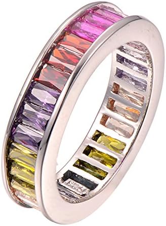 Amethyst Garnet Citrine 925 Sterling Silver Filled Ring Size J 1/2 to X 1/2 F1256
