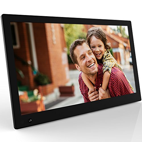 NIX Advance Digital Photo Frame 17.3 Inch X17B. Electronic Photo Frame USB SD/SDHC. Digital Picture Frame with Motion Sensor. Remote Control and 8GB USB Stick Included