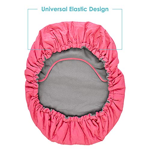 JJ Cole Car Seat Cover, Bright Pink Sassy Wave