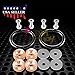 JDM Champagne Gold Quick Release Fasteners For Car Bumpers Trunk Fender Hatch Lids Kit from JDMBESTBOY