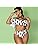 CSSD Women {Plus Size} {Cartoon Print} {Bandage Swimwear