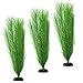 SunGrow Aquarium Plants, Decorative Silk Fiber, Plastic Faux Feather Grass, Gives Shade and Beautiful Environment to Aquatic Animals, Perfect for both Saltwater and Freshwater Tanks, 3 Pcs per packthumb 1